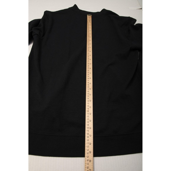 TravisMathew Sweater Men XL Black Button Front Pristine Shore Cardigan Knit Golf - Picture 10 of 12